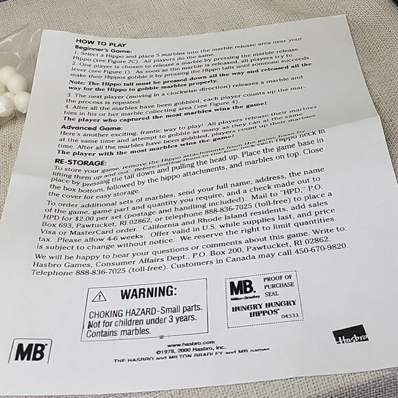 2 childrens games Hungry Hippos and Go Fish board game - Picture 6 of 9